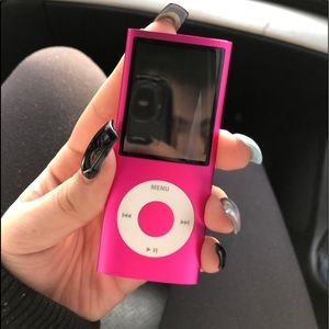 Pink Apple IPod Nano